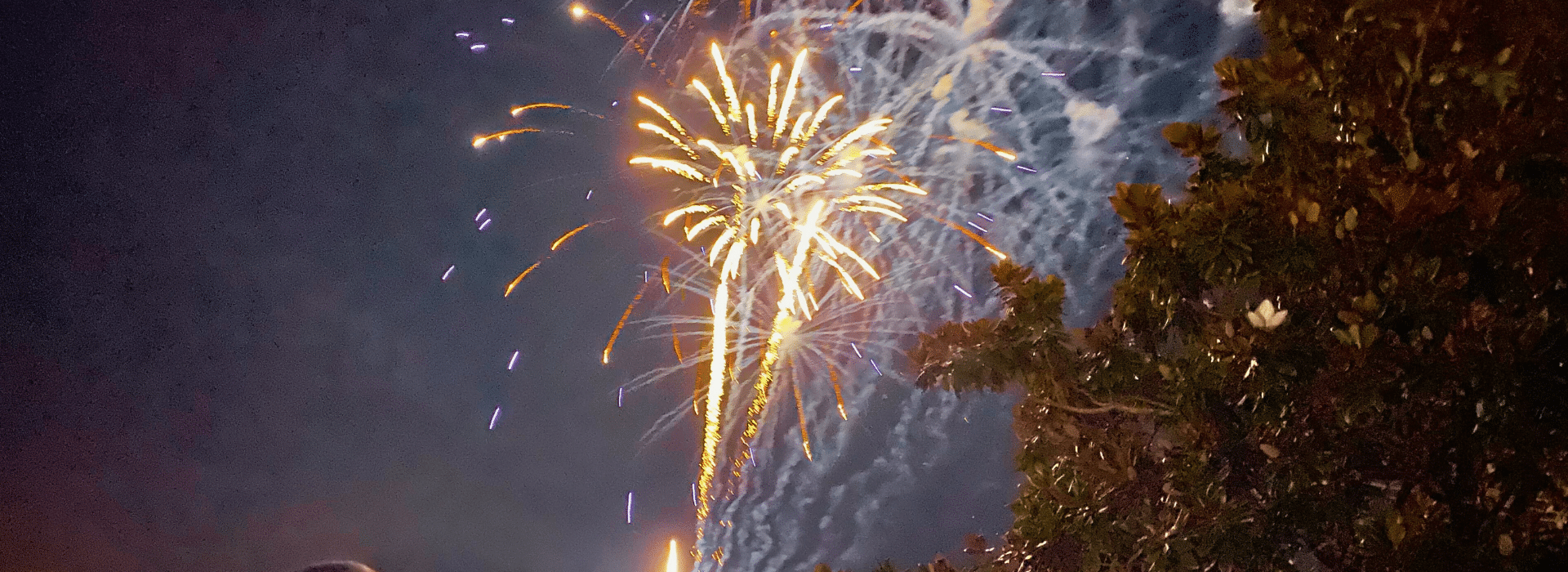 white and red fireworks